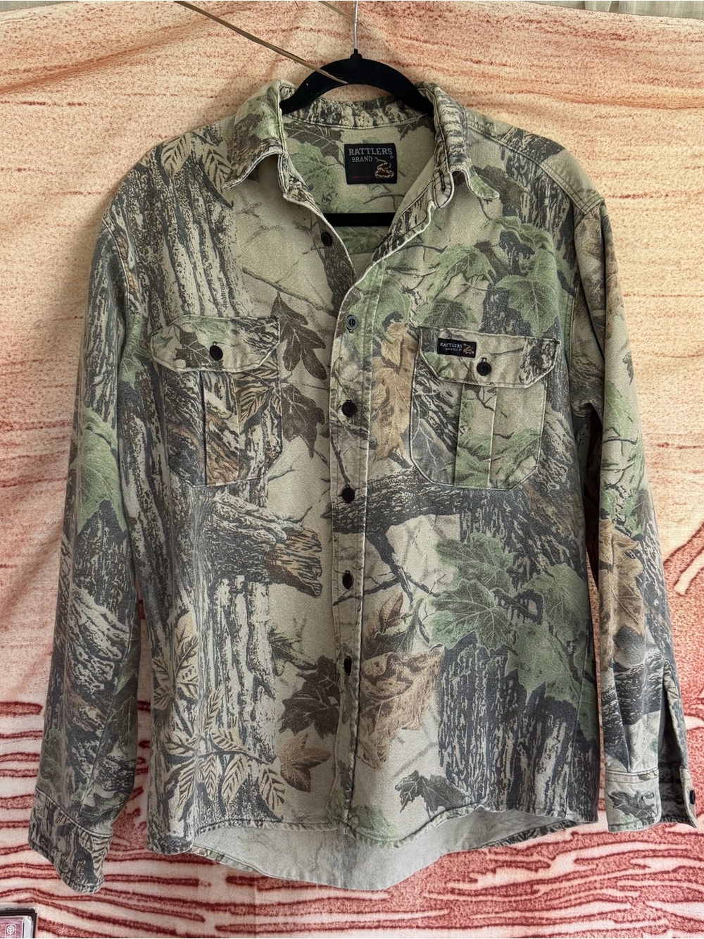 Rattler brand Camo Button-Up Jacket